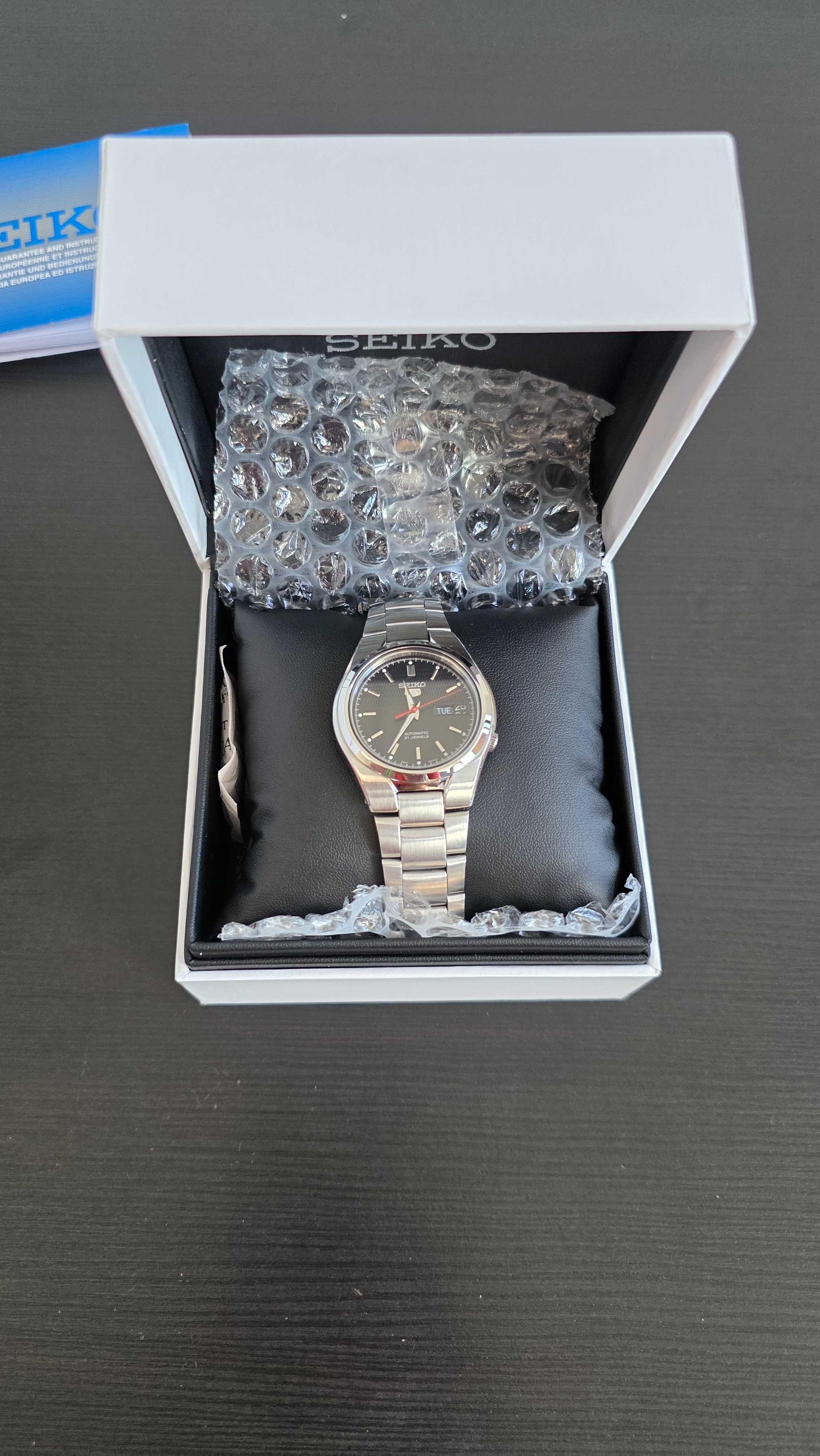 Nowy męski zegarek Seiko SNK607K1 Automat