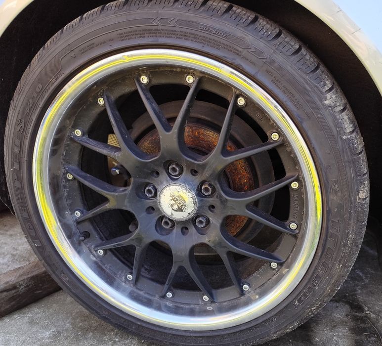 Jantes 18" Aversus 5x112 c/pneus em bom estado