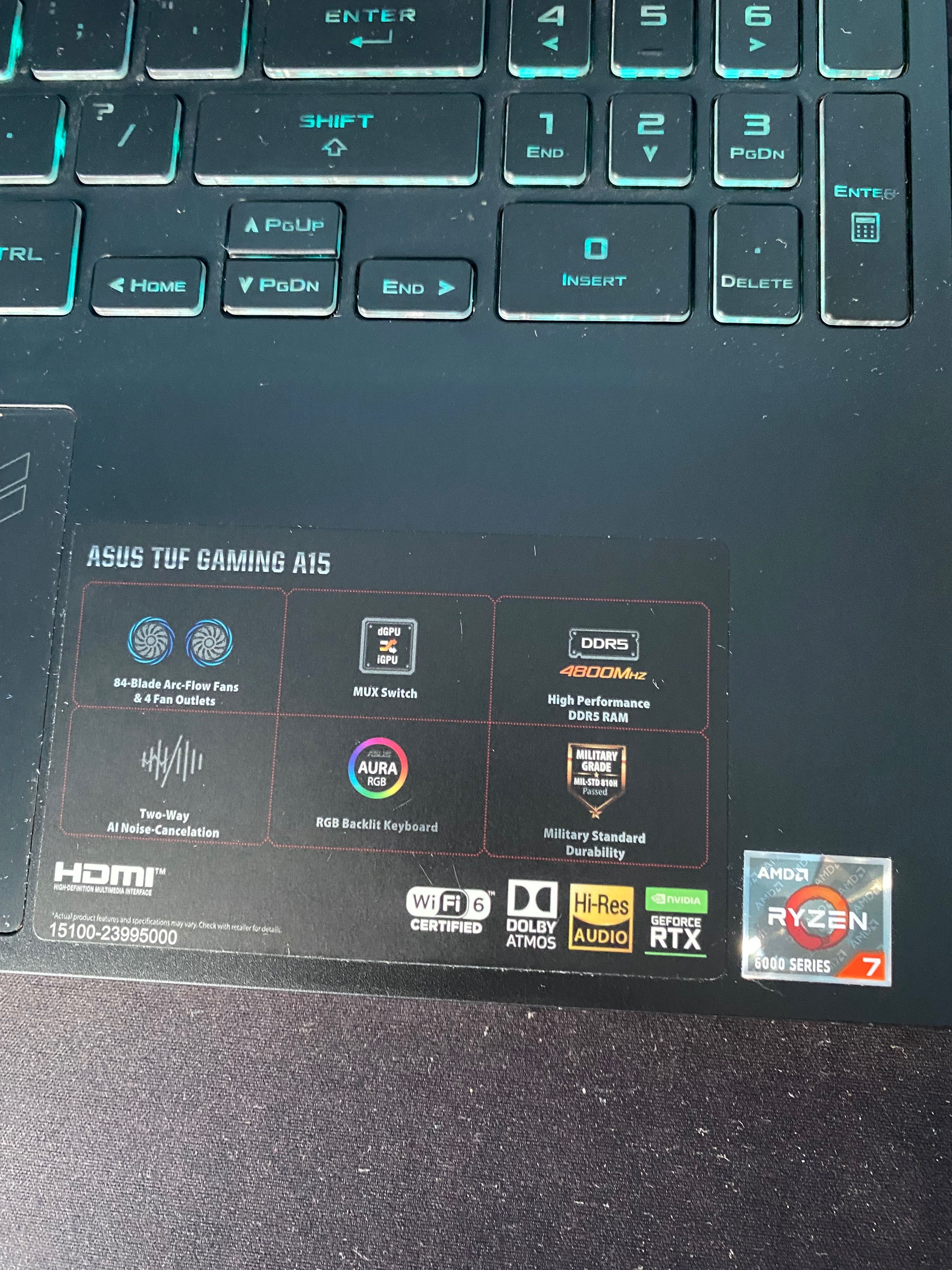 Asus Tuf A15 FA507RC