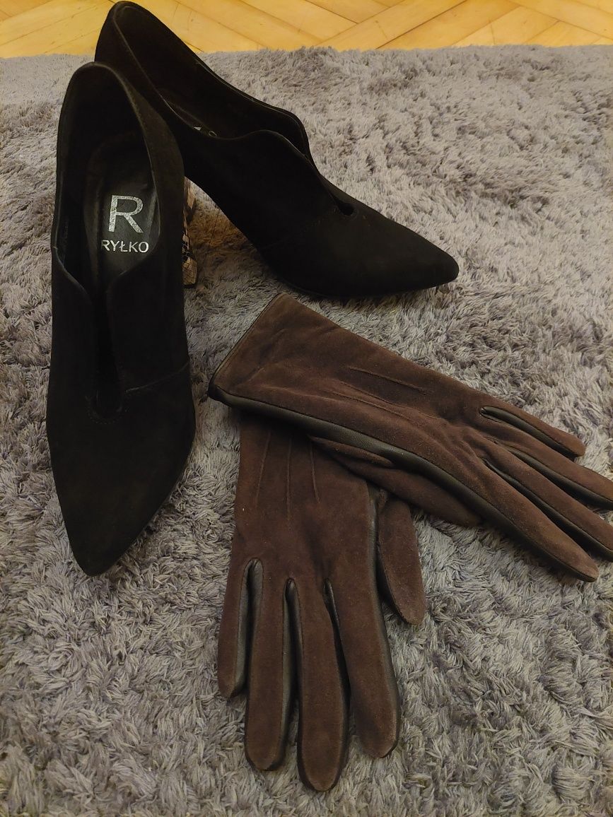 Skórzane rękawiczki #leather