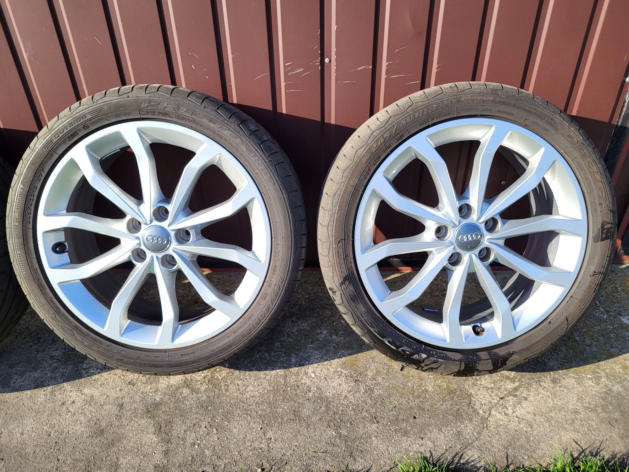 Felgi aluminiowe 18" Audi A6 + opony letnie