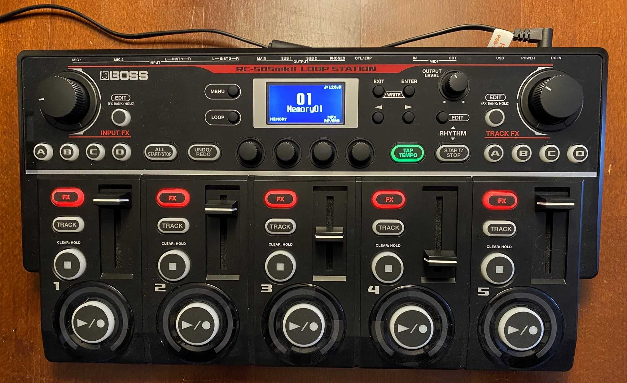 Boss RC-505 MKII Loop Station - sampler/looper 5-ścieżkowy - Jak nowy!