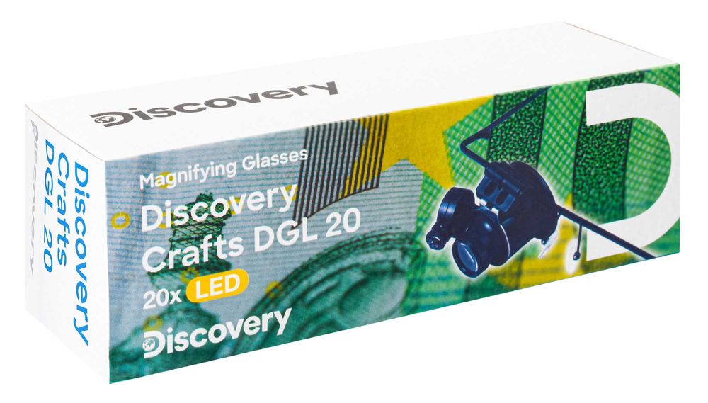 Okulary powiększające Levenhuk Discovery Crafts DGL 20