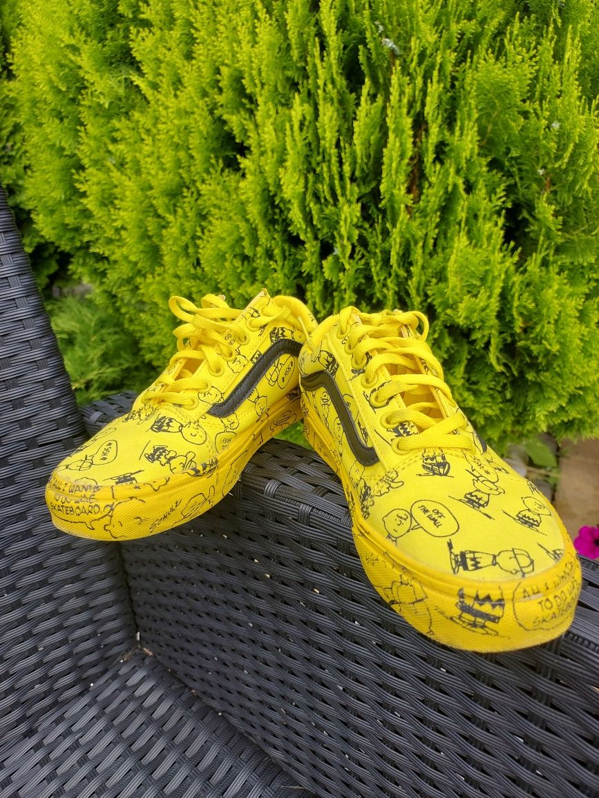 Стильні VANS X PEANUTS "Yellow 36 розмір