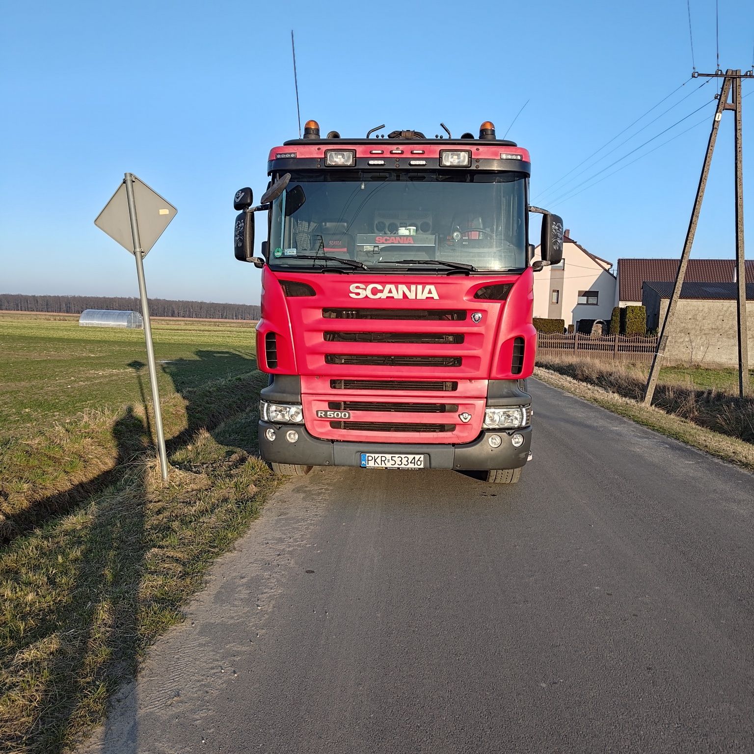 Scania R500 do drewna