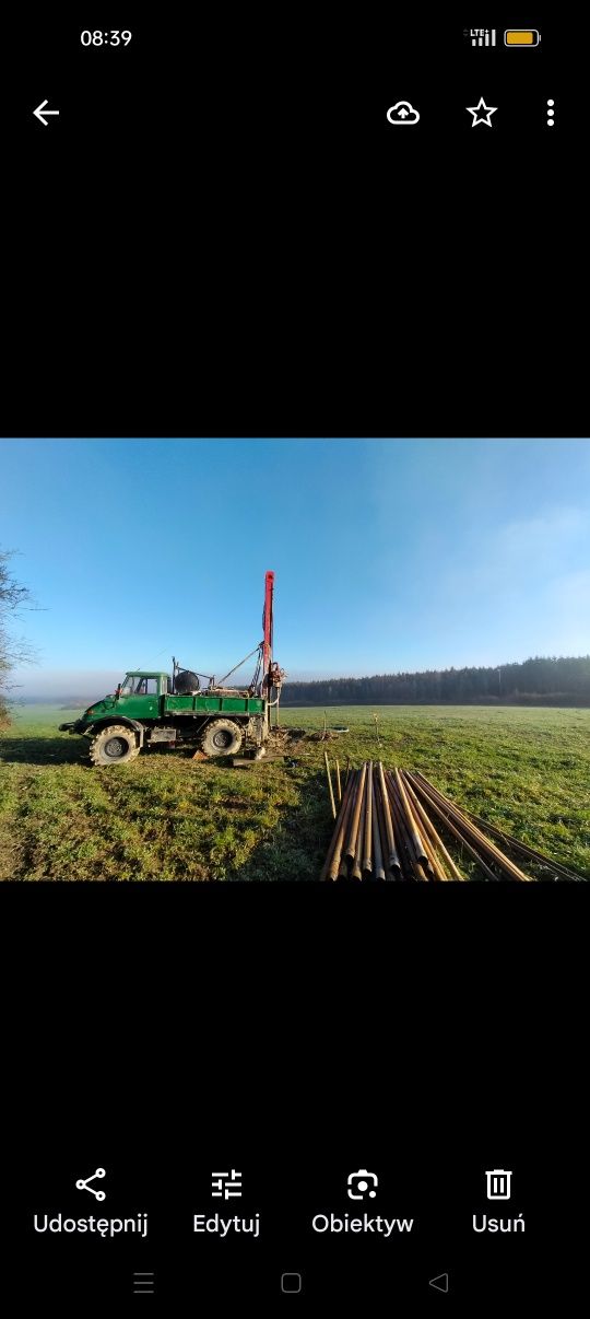 Wiercenie  pomp ciepła  studni