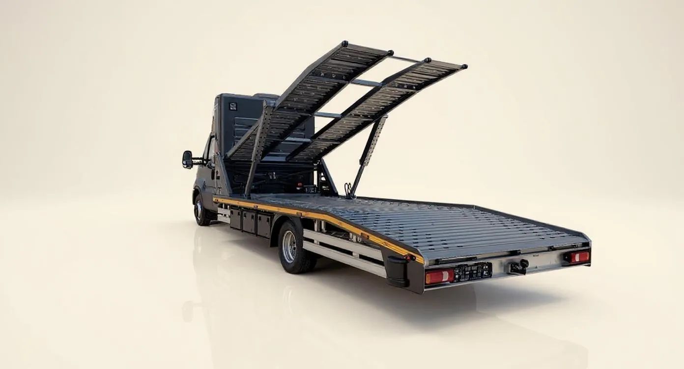 Iveco Daily70C21HA8/P  Nowy Iveco Daily 70C21HA8/P z zabudową piętrową do przewozu pojazdów
