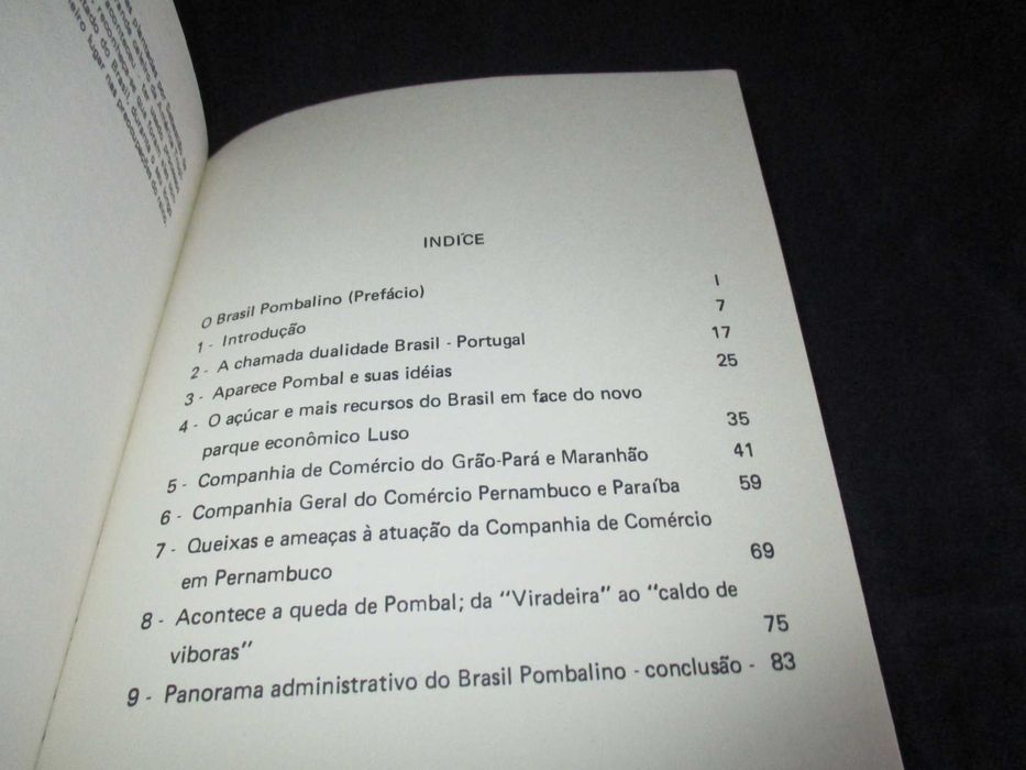 Livro Pombal nos Caminhos do Brasil Flávio Guerra