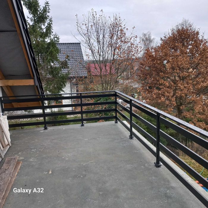 Balustrada balkonowa balustrady aluminiowe Barierki stali nierdzewnej