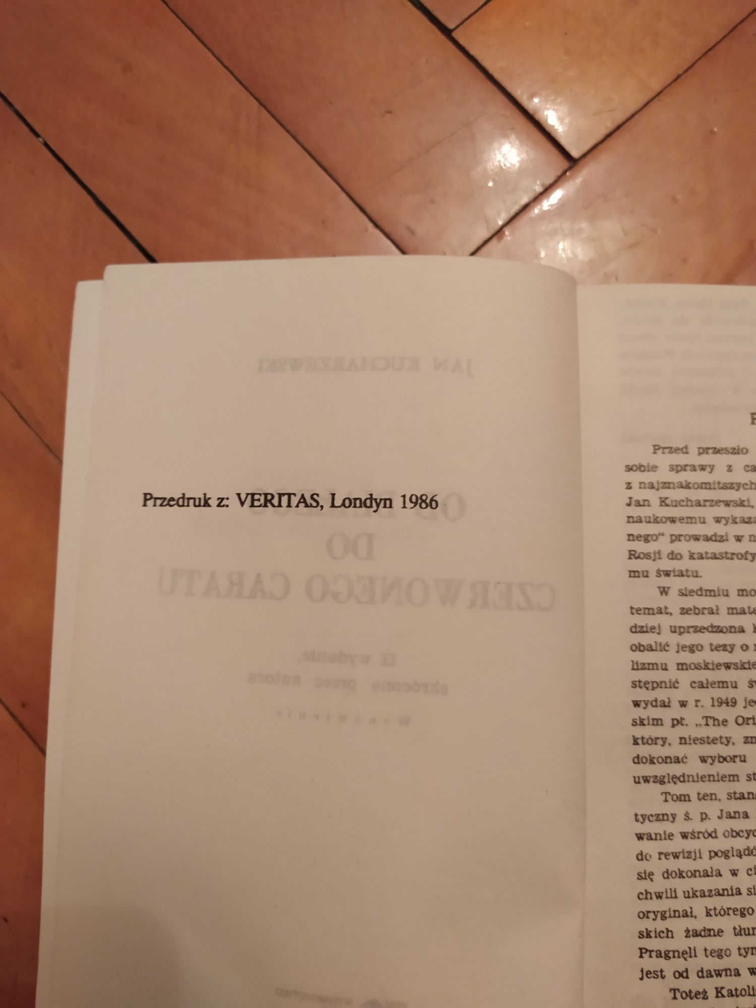 Od białego do czerwonego Caratu Jan Kucharzewski