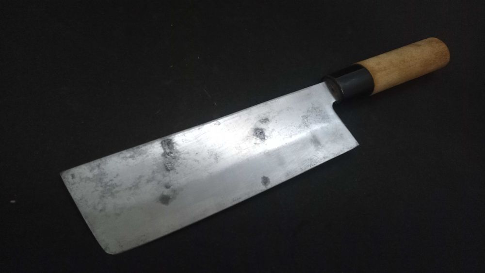 Nóż japoński 哲弘 Tetsuhiro nakiri stal węglowa