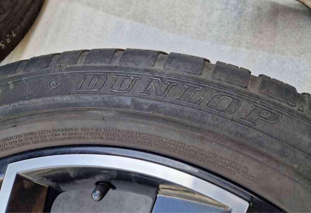 235 50 19 Dunlop grandtrack A/S 4 шины состояние новых RFT