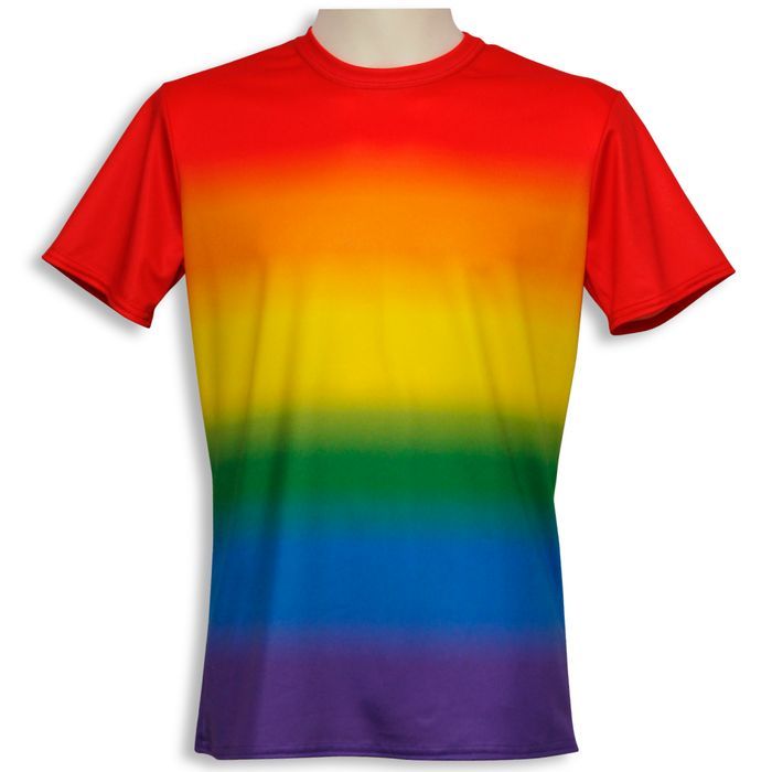 T-shirt tęcza light LGBT koszulka unisex