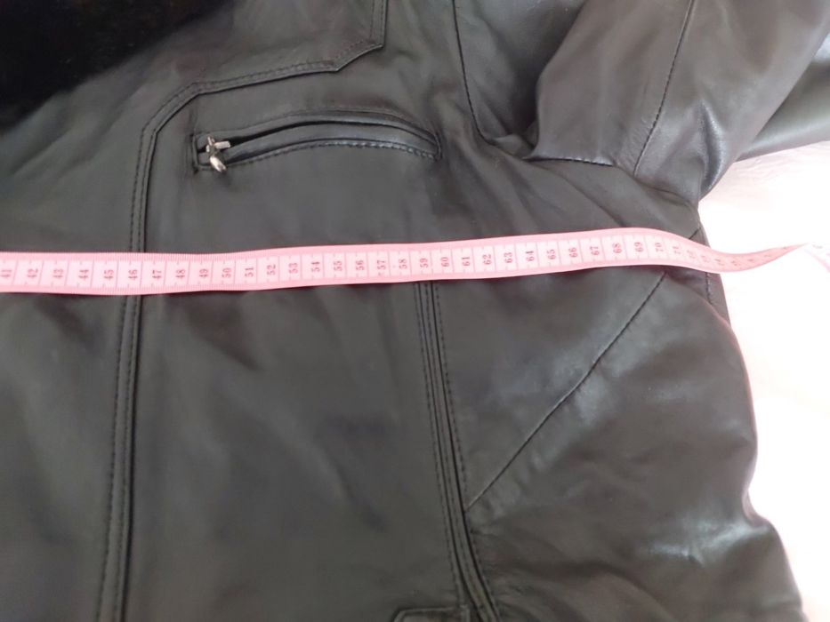 Куртка дубленка шкіряна