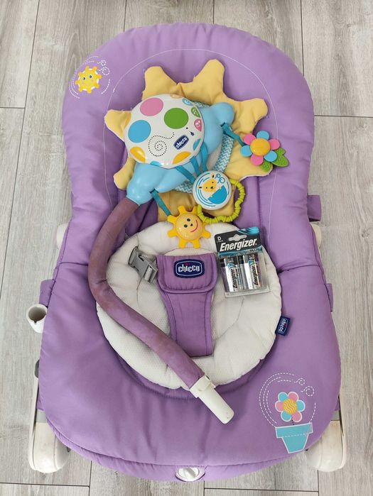 Zamienię leżaczek/bujaczek/fotelik CHICCO BALLOON ASTER >18kg+bat.LR20