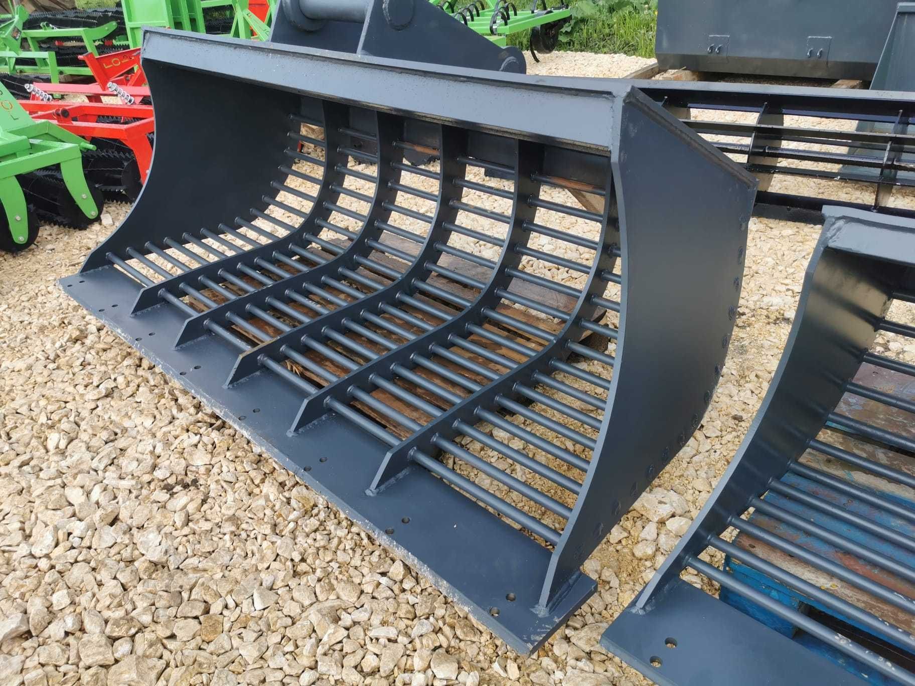 Łycha łyżka ażurowa przesiewowa do koparki Catapiler JCB i inne