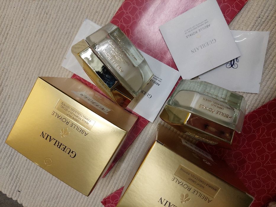 Sale !Dwa kremy odżywcze Guerlain Abeille Royale dzień I noc po 50ml