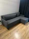 Sofa narożnik 3 osobowa rozkładana szara IKEA NOWA