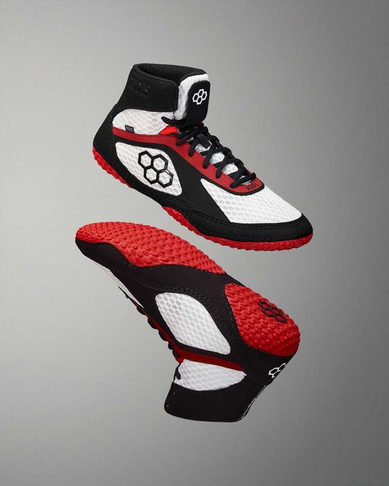 Борцівки RUDIS Alpha 2.0 Adult Wrestling Shoes - Metallic Red