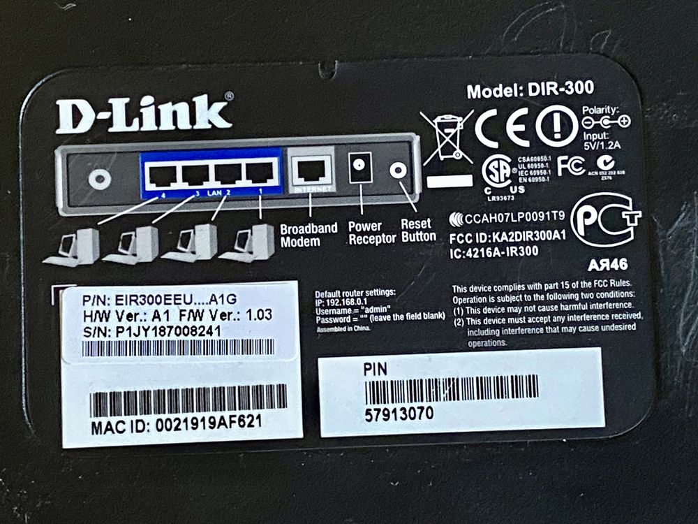 Router D-LINK DIR-300