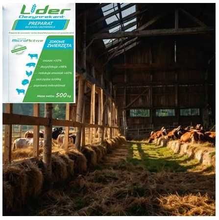 Dezynfekant Lider Preparat do suchej dezynfekcji pomieszczeni 500kg