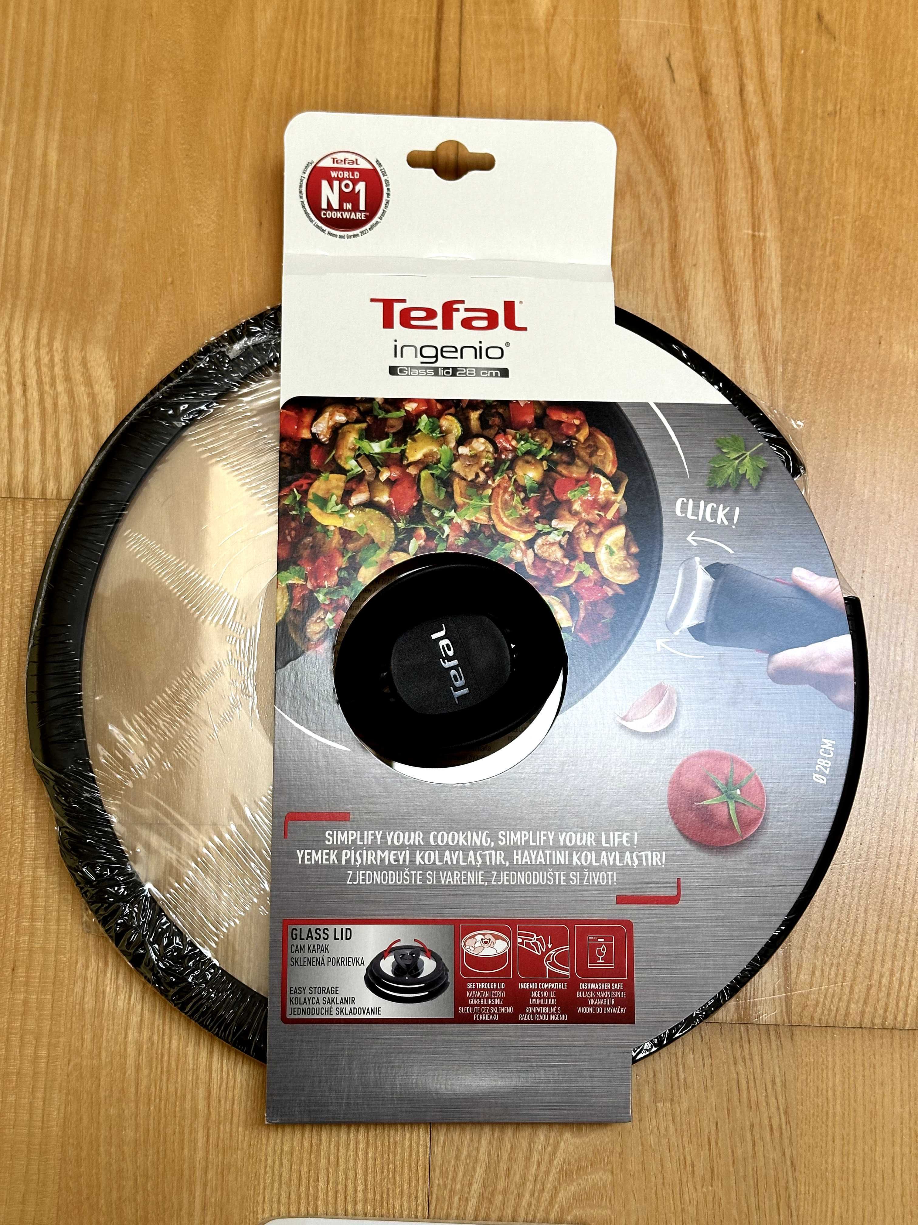 Pokrywki Tefal Ingenio: 16cm 18cm 20cm, Zestaw 6szt
