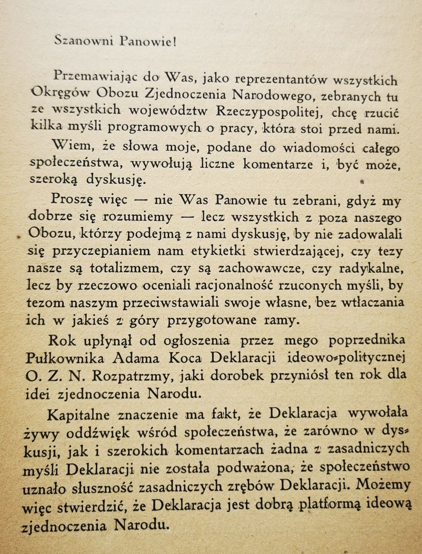 Pamiętniki, Jerzy Kirchmayer 1962 + przemówienie

z 1938 roku