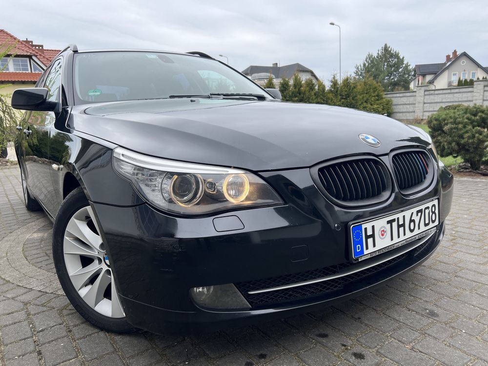 BMW 5 Lift 2,5 Benz.Automat Alusy head-up skóry BEZWYPADKOWA Niemcy