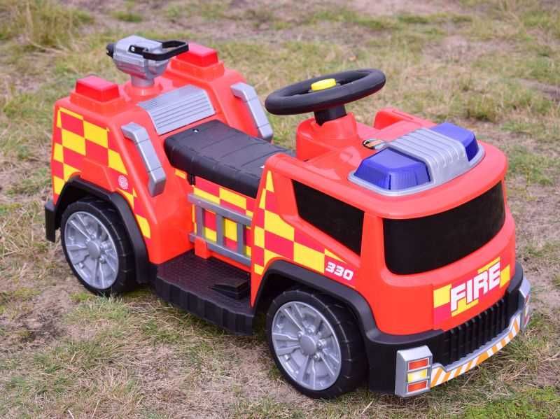 BAWIBUS.PL Auto samochód na akumulator Wóz jeździk STRAŻ POŻARNA autka