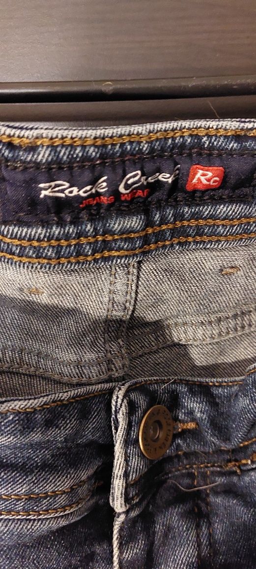 Spodnie jeans duże  vintage rozmiar L