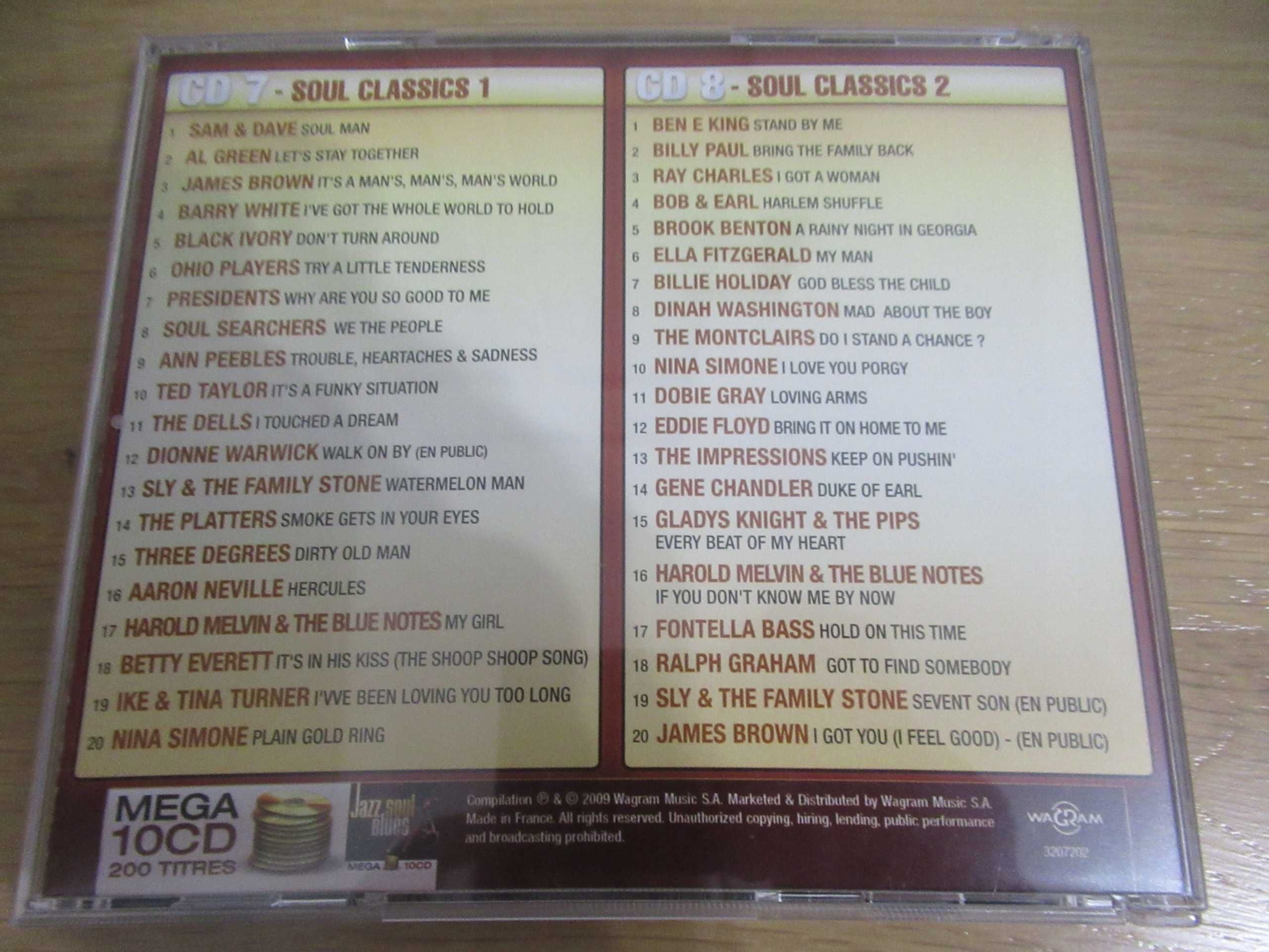 Jazz  Soul Blues 8CD płyty zestaw