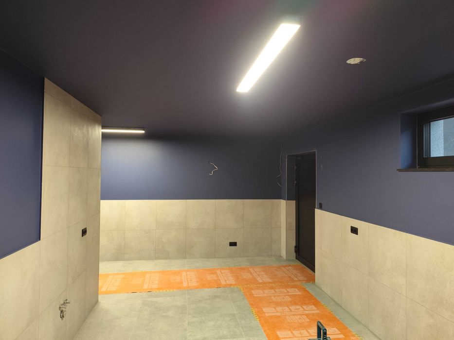 Zabudowy G/K, sufity podwieszane, podłogi, malowanie, kafelkowanie,