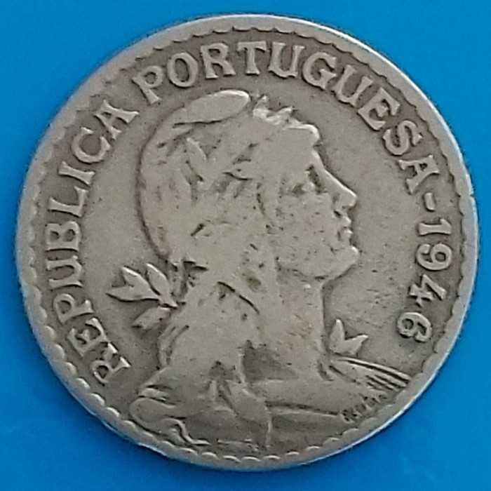 1$00 de 1946 Republica Portuguesa