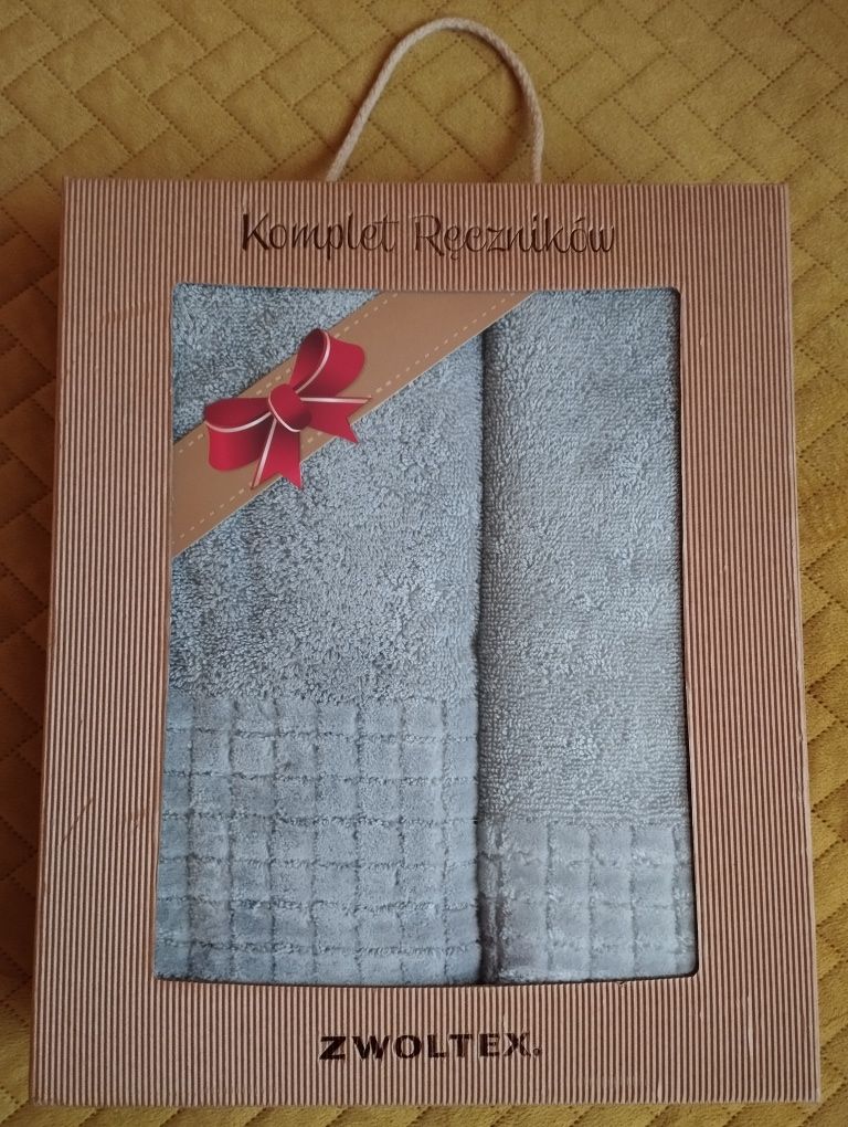 Komplet ręczników szarych