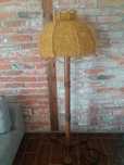 Lampa podłogowa drewniana Okazja