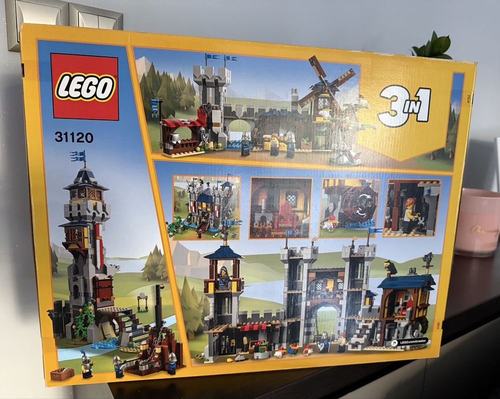 Lego Creator 3 w 1 zamek średniowieczny 31120