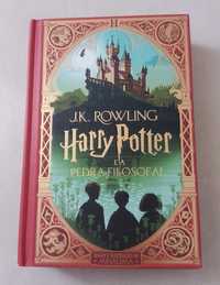 Livro Harry Potter e a Pedra Filosofal - Minalima.