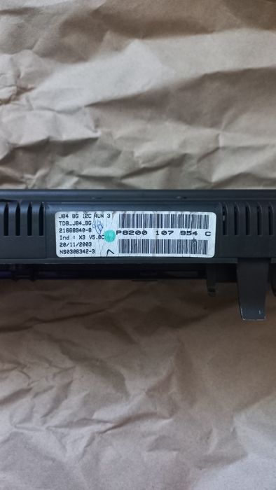 Панель приладів, Renault Scenic 2