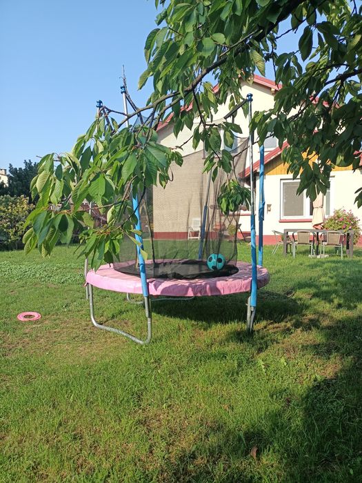 Trampolina małą do ogrodu