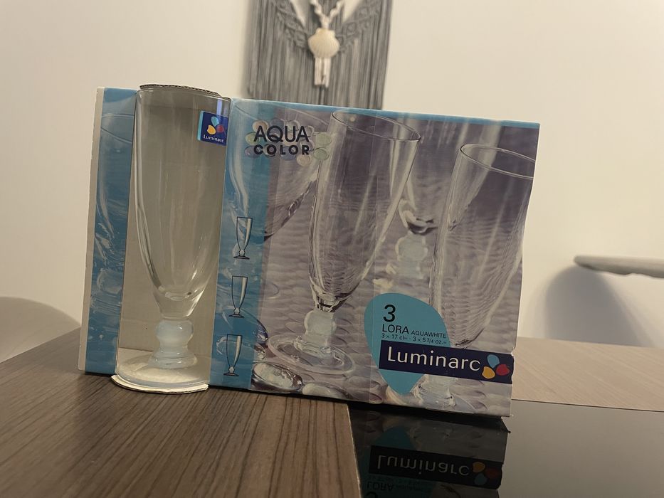 Conjunto de 6 copos de pé