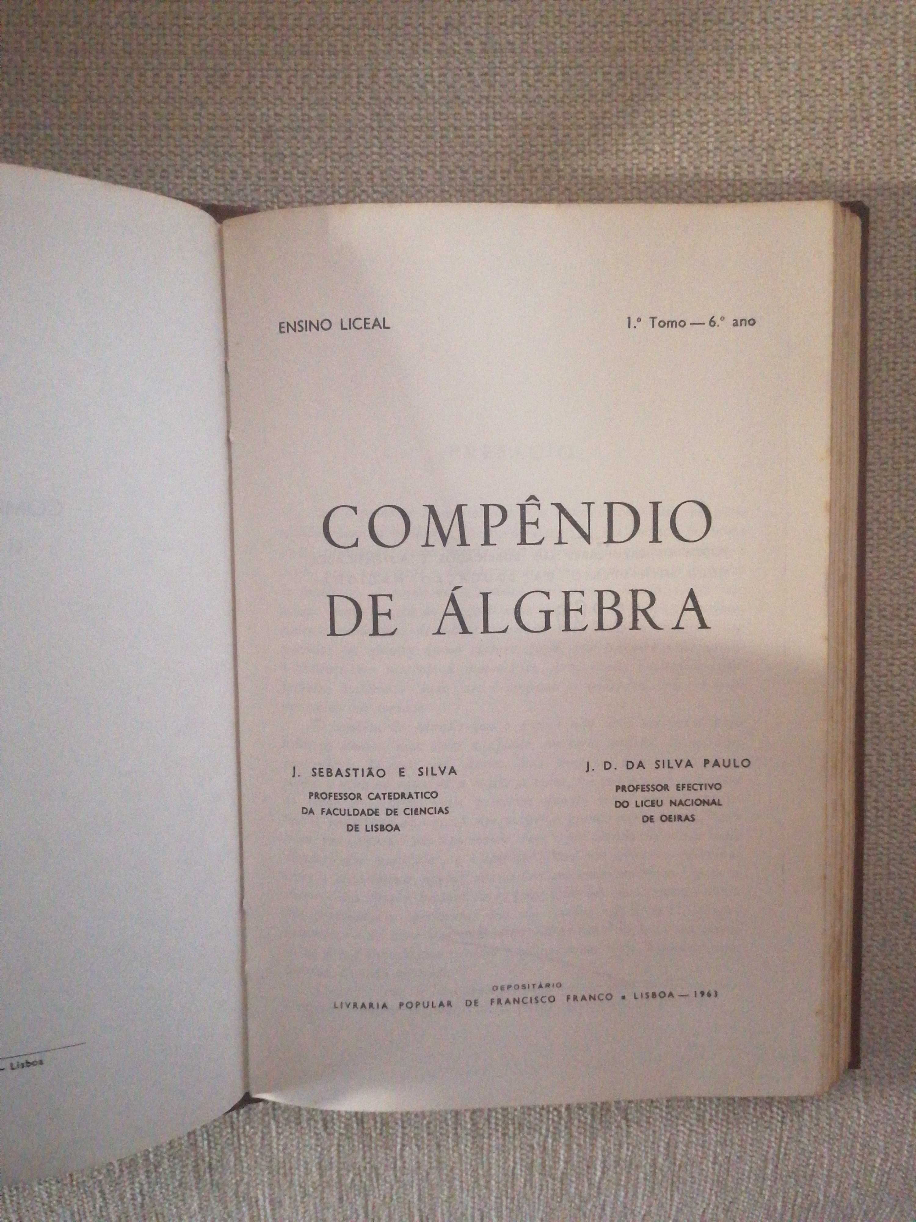 Compêndio de Álgebra - J. Sebastião Silva é J. Silva Paulo