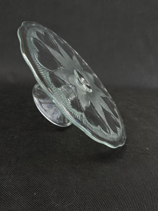 Duza patera na ciasto szklana