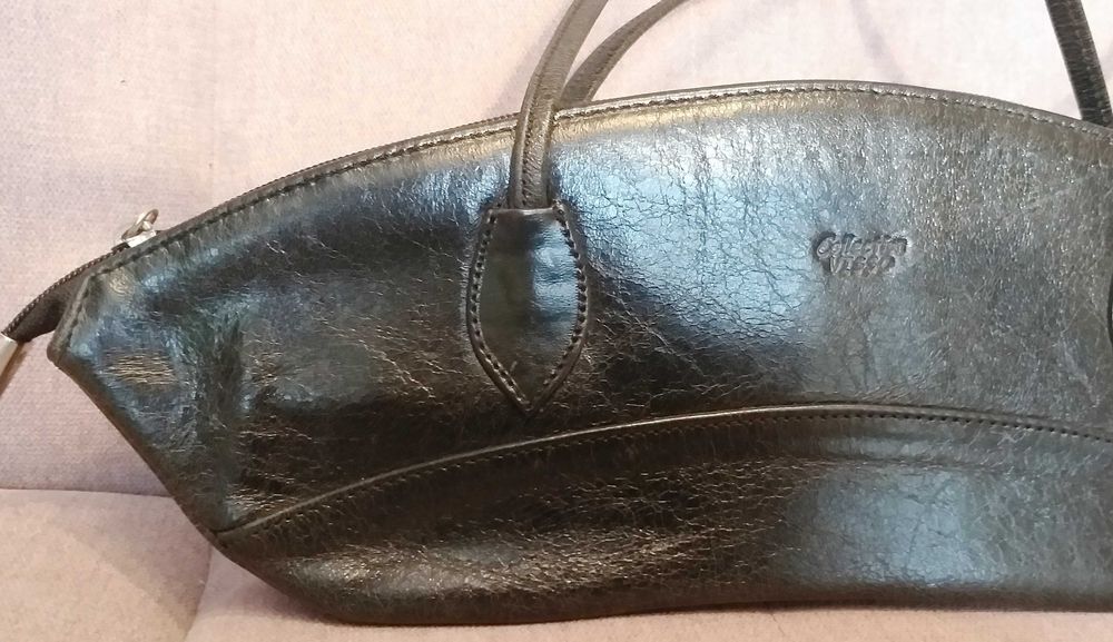 Torebka damska czarna skóra