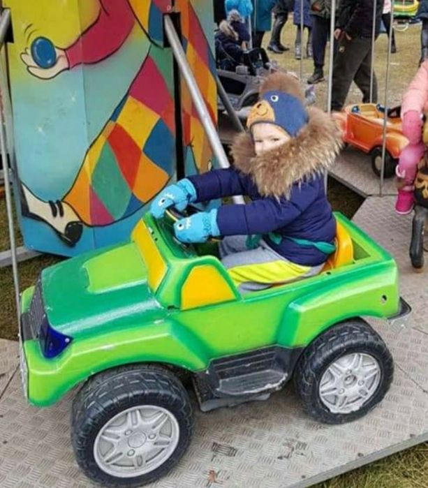 Зимняя куртка 3-5 104 110 116 С натуральним мехом