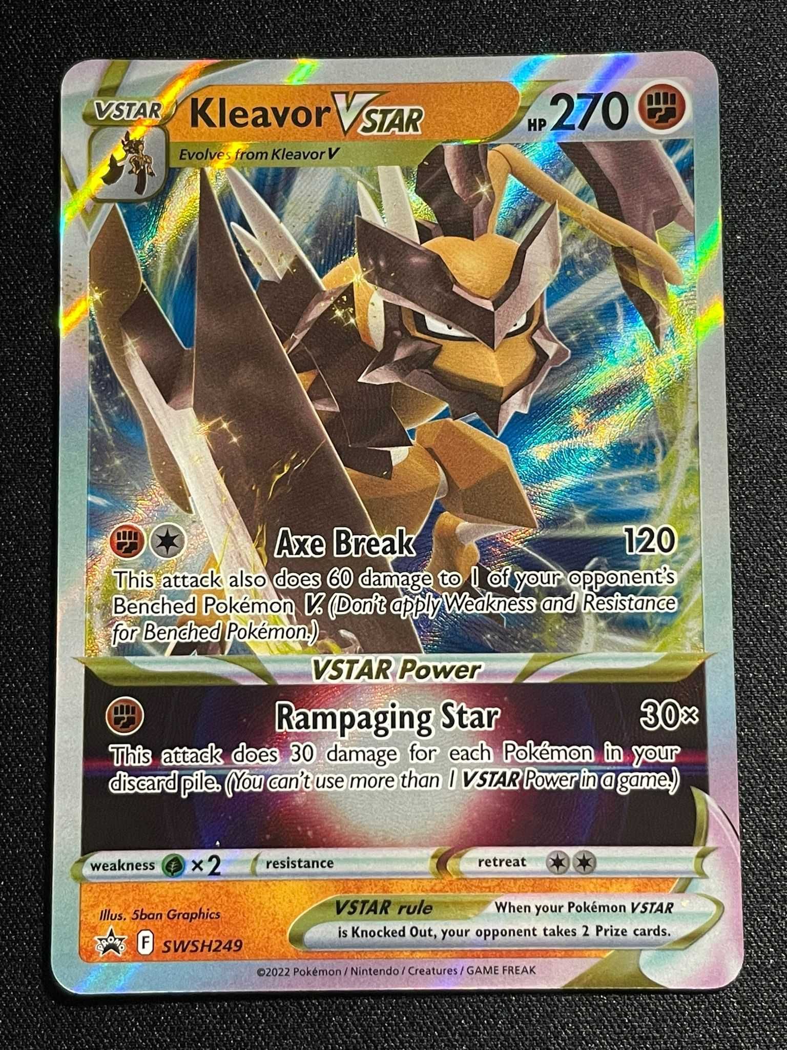 Carta Pokémon Kleavor Vstar SWSH249 Promo