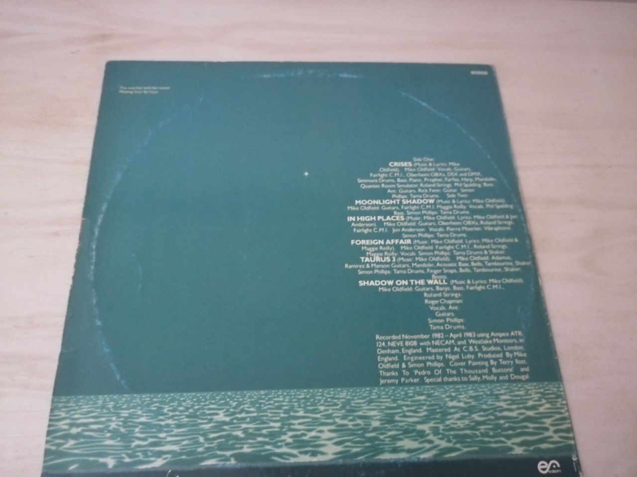 Mike Oldfield crises vinil 33' muito bom estado