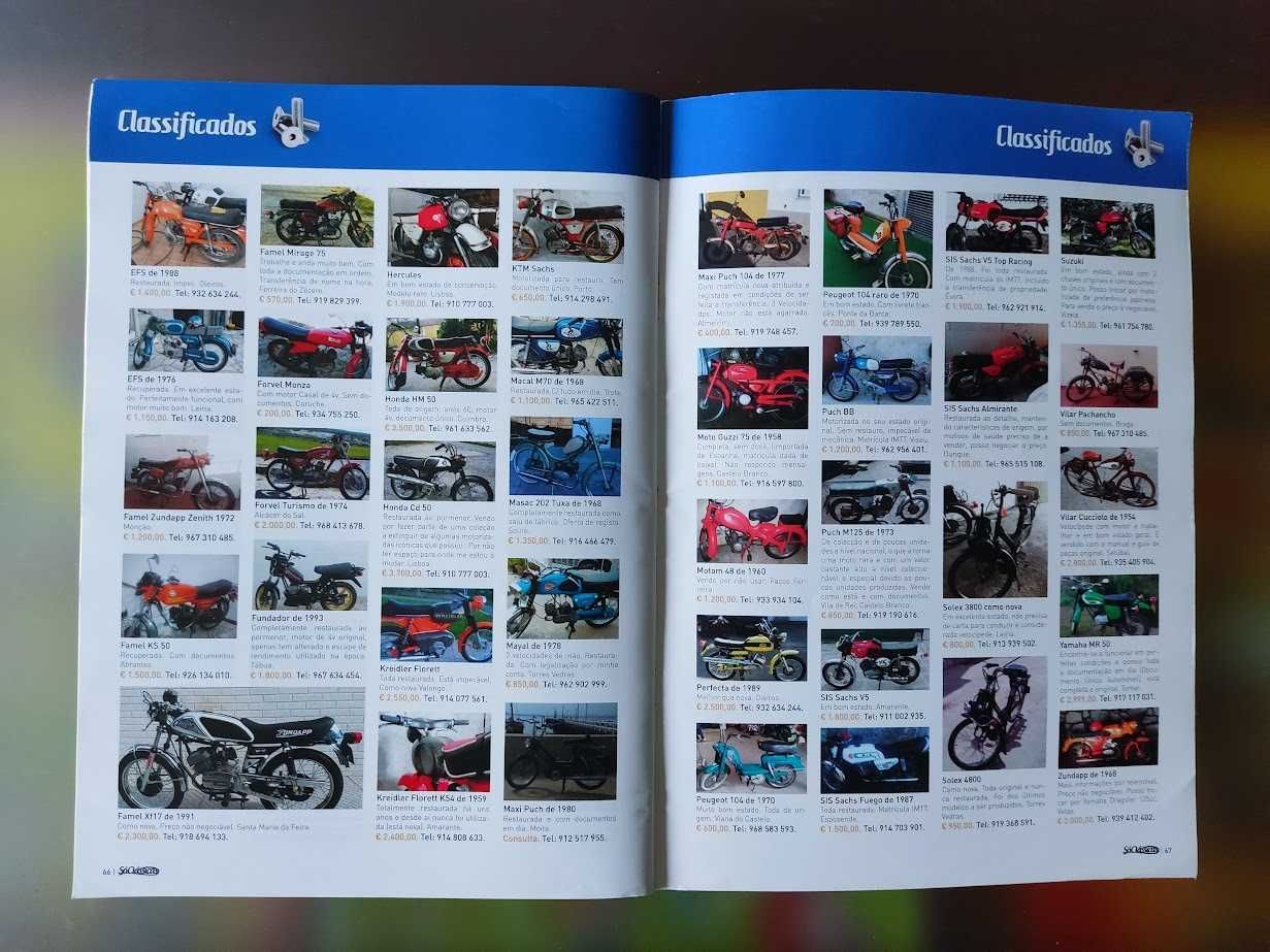 Revista portuguesa motos motorizadas Só Clássicas