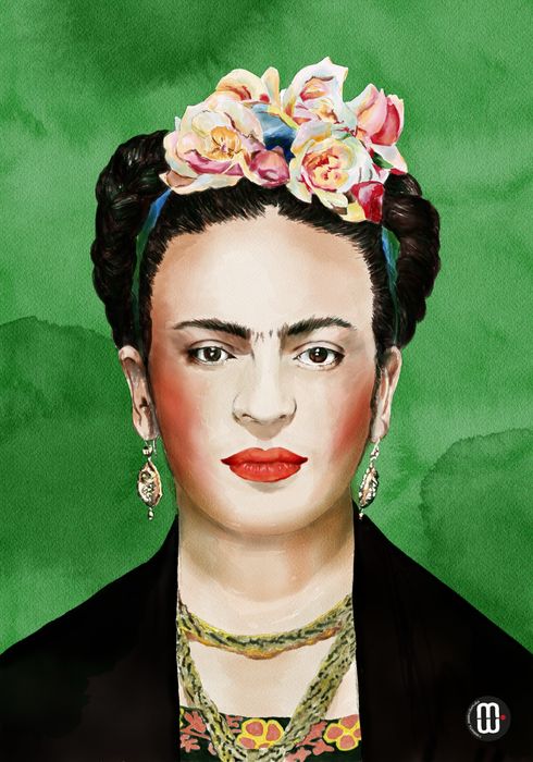 Frida Kahlo / Rysunek cyfrowy - A3 (30-40cm)