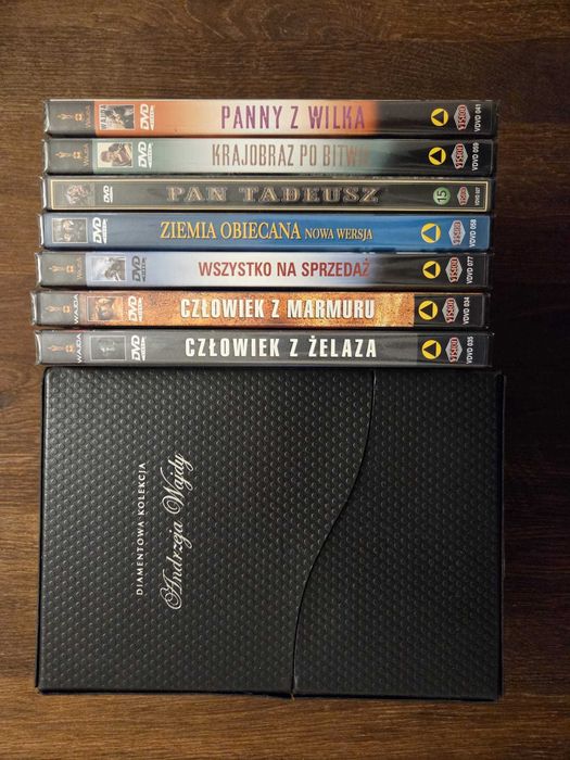 Diamentowa Kolekcja Andrzeja Wajdy - 7 filmów DVD - komplet w pudełku