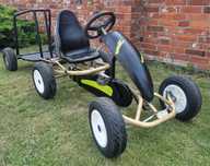 gokart Berg Gold, 5- 14 lat z przyczepką rydwan